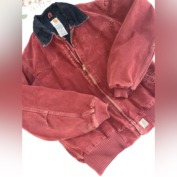 Carhartt Santa Fe Vintage Jacket Rare Color Sz L - Picture 5 of 9